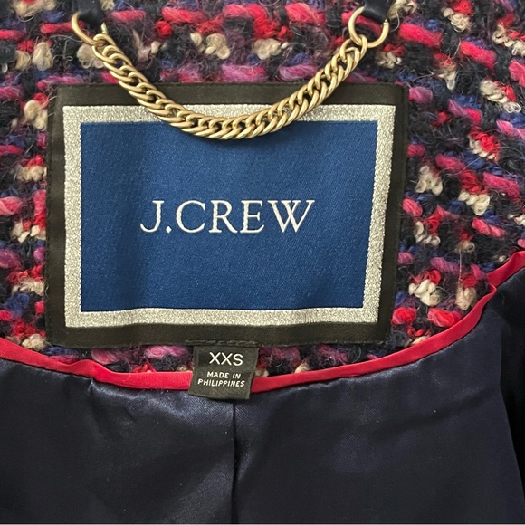 Women's Purple Tweed Jacket - Picture 7 of 12